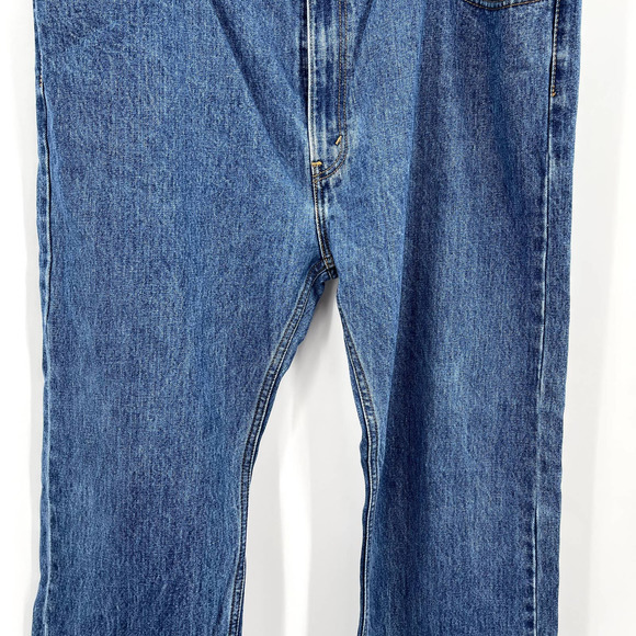 Levi's 505 REGULAR FIT MEN'S JEANS Medium Stonewash Non Stretch Size 44 x 32‎ - Picture 6 of 14